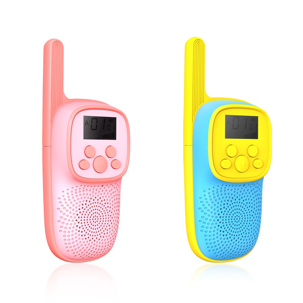 Иди и болтай walkie talkie s детская перезаряжаемые портативный трансивер 3 км Диапазон Радио рация с детские иди и болтай walkie talkie “иди и 2 пачки для детей; Подарок K1