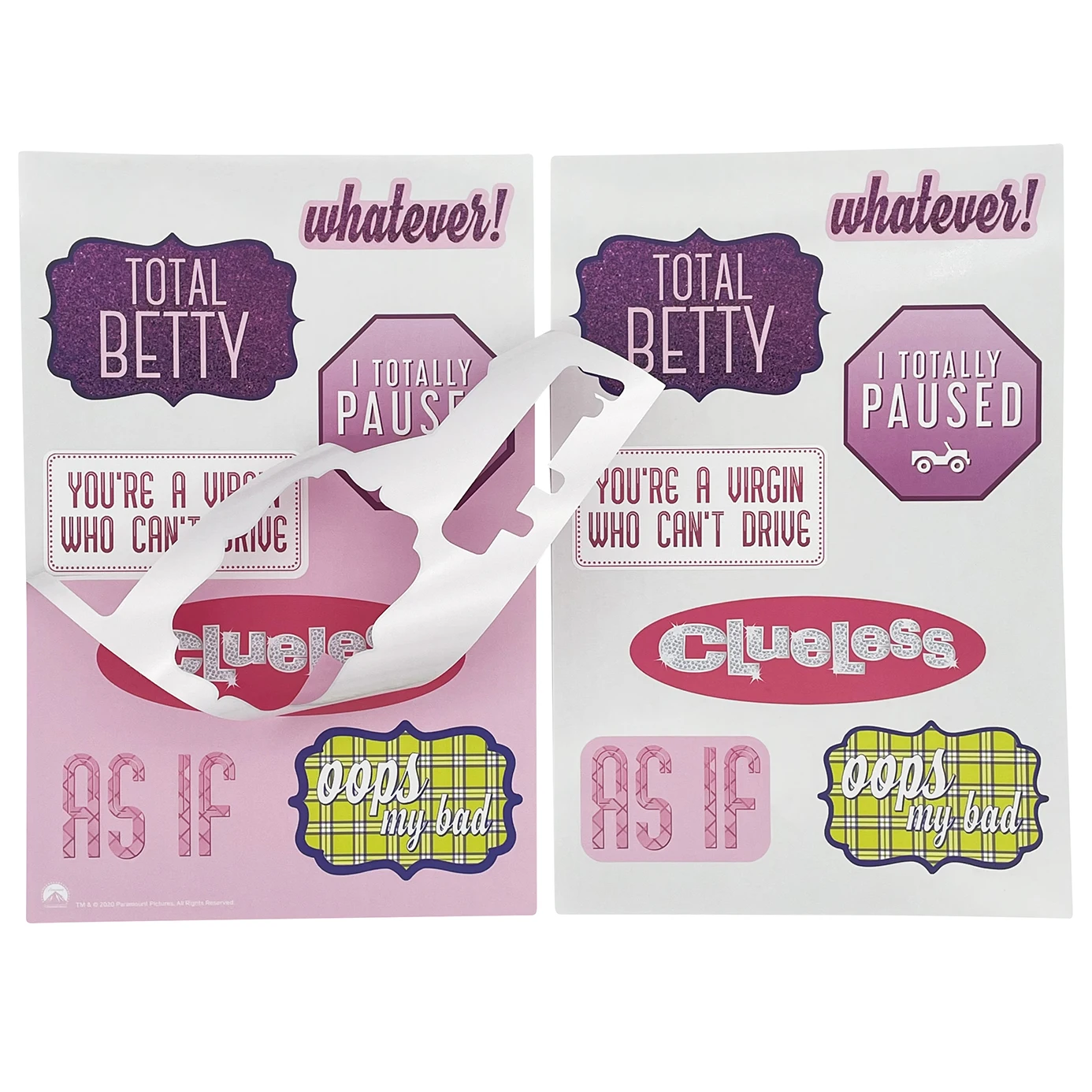 A4 A5 Thick White Vinyl Glossy Lamination Promotion Kiss Cut Sticker Sheets PVC PET Stickers Sheets