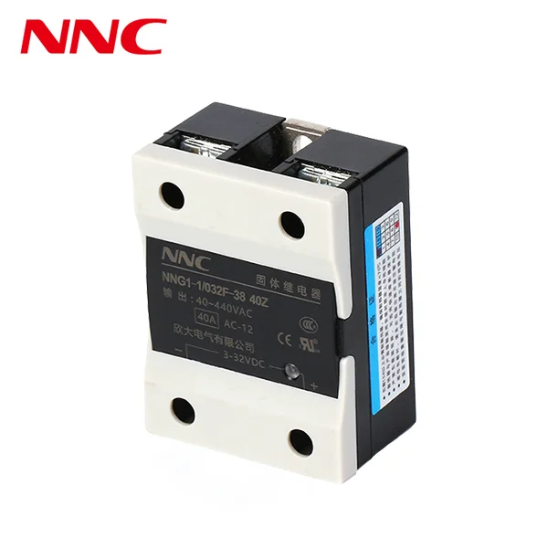 NNC Clion ssr NNG1-1-032F-22,38 40AMP DC to AC solid state control relay