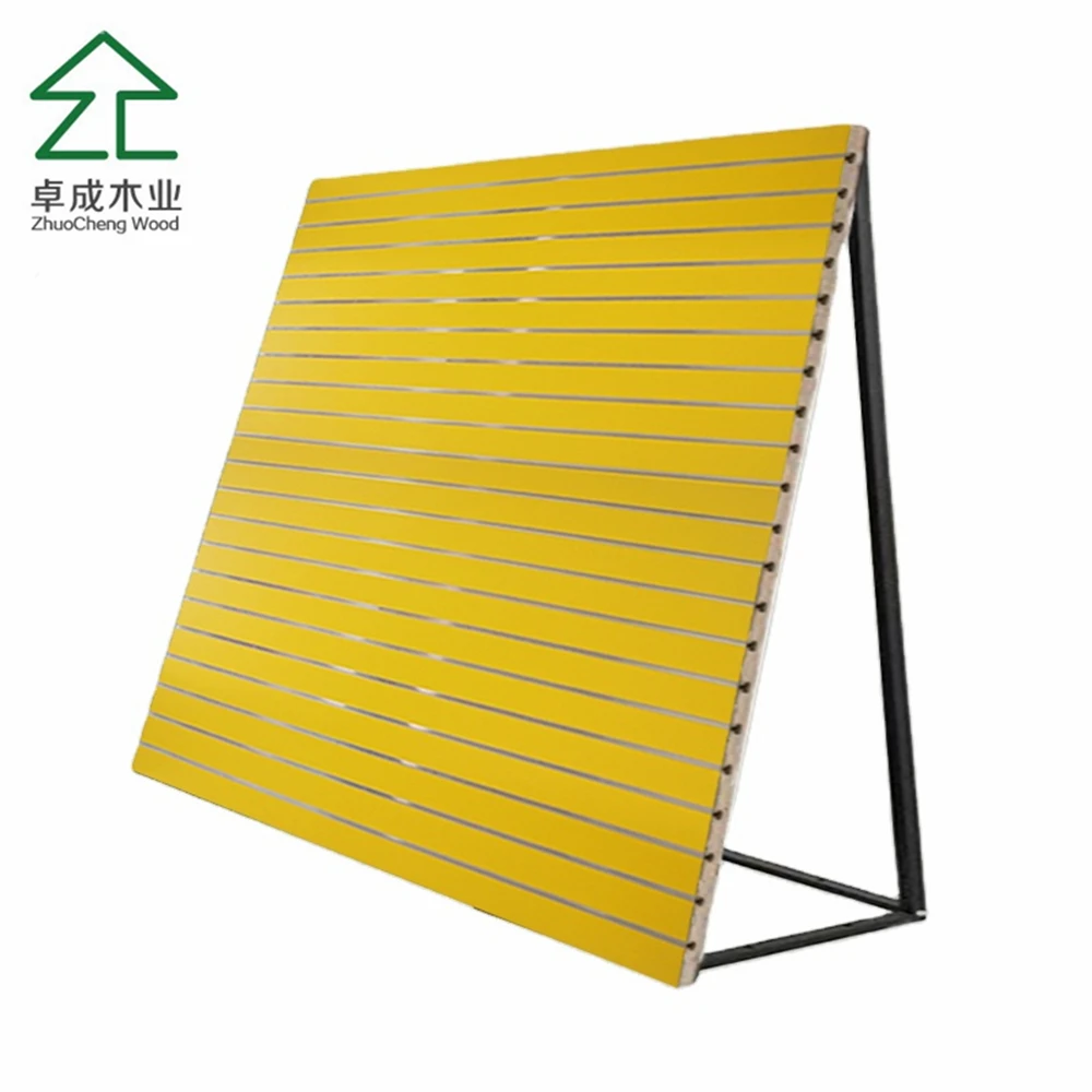 Smoke shop slatwall panels black slotted mdf for display slotted mdf board for display shelf
