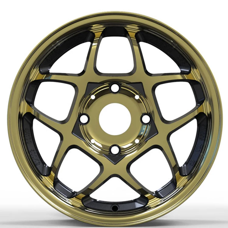 2020 Popular  aluminum alloy car rim 14 15 inch 4 5 holes casted car wheels