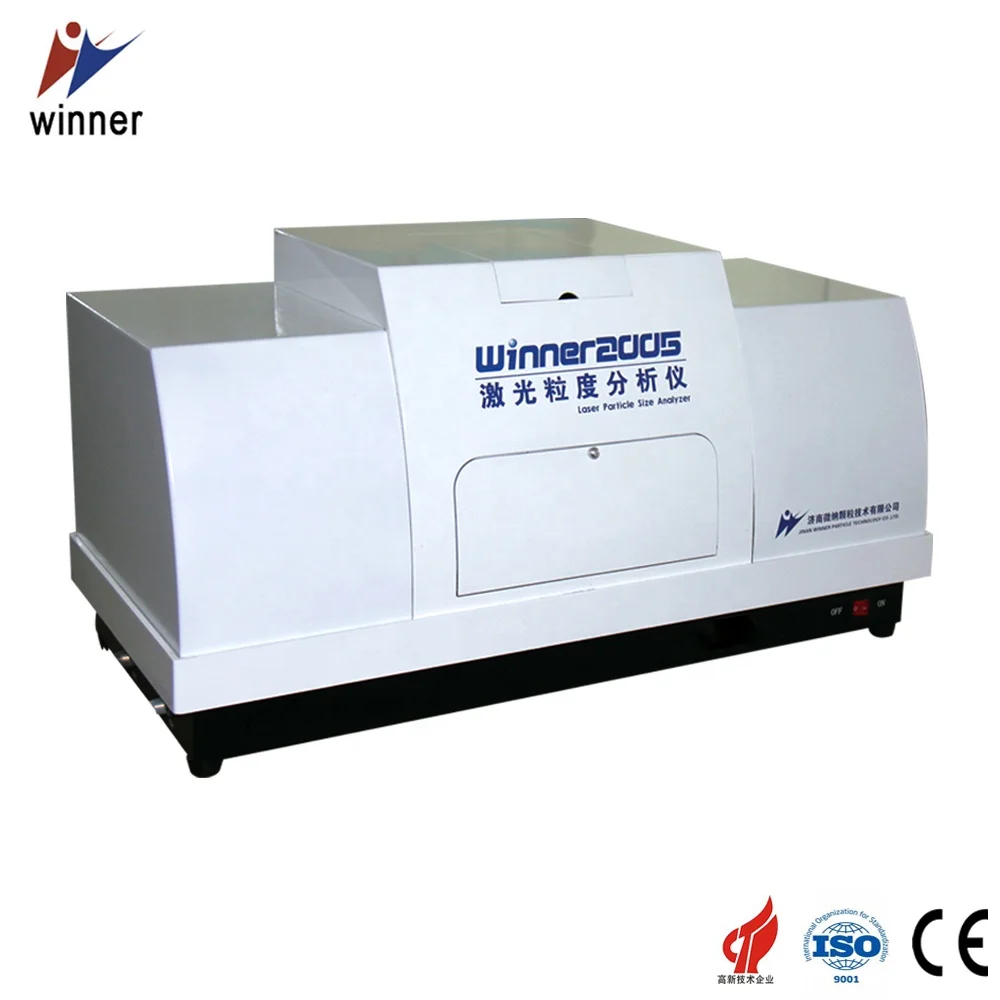 Winner2005 wet wide range laser particle size analyzer adopts fully automatic mode for cement particle size distribution