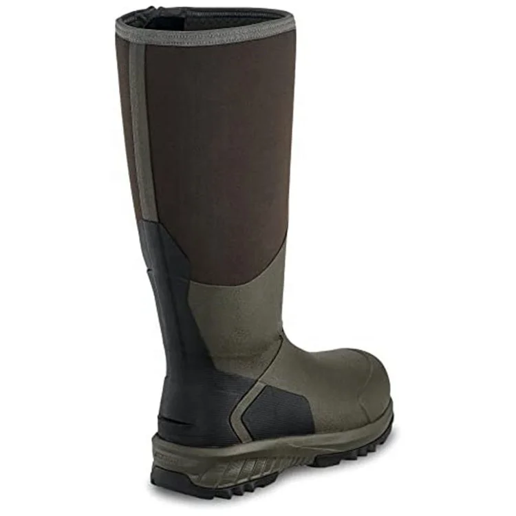 Wholesale cheap classic natural rubber neoprene hunting boots for men