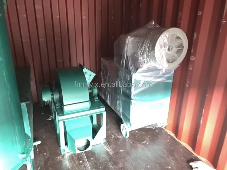 Полуавтоматический винтовой экструдер для брикетирования костра, дерева, барбекю, оливковой шелухи, биомассы