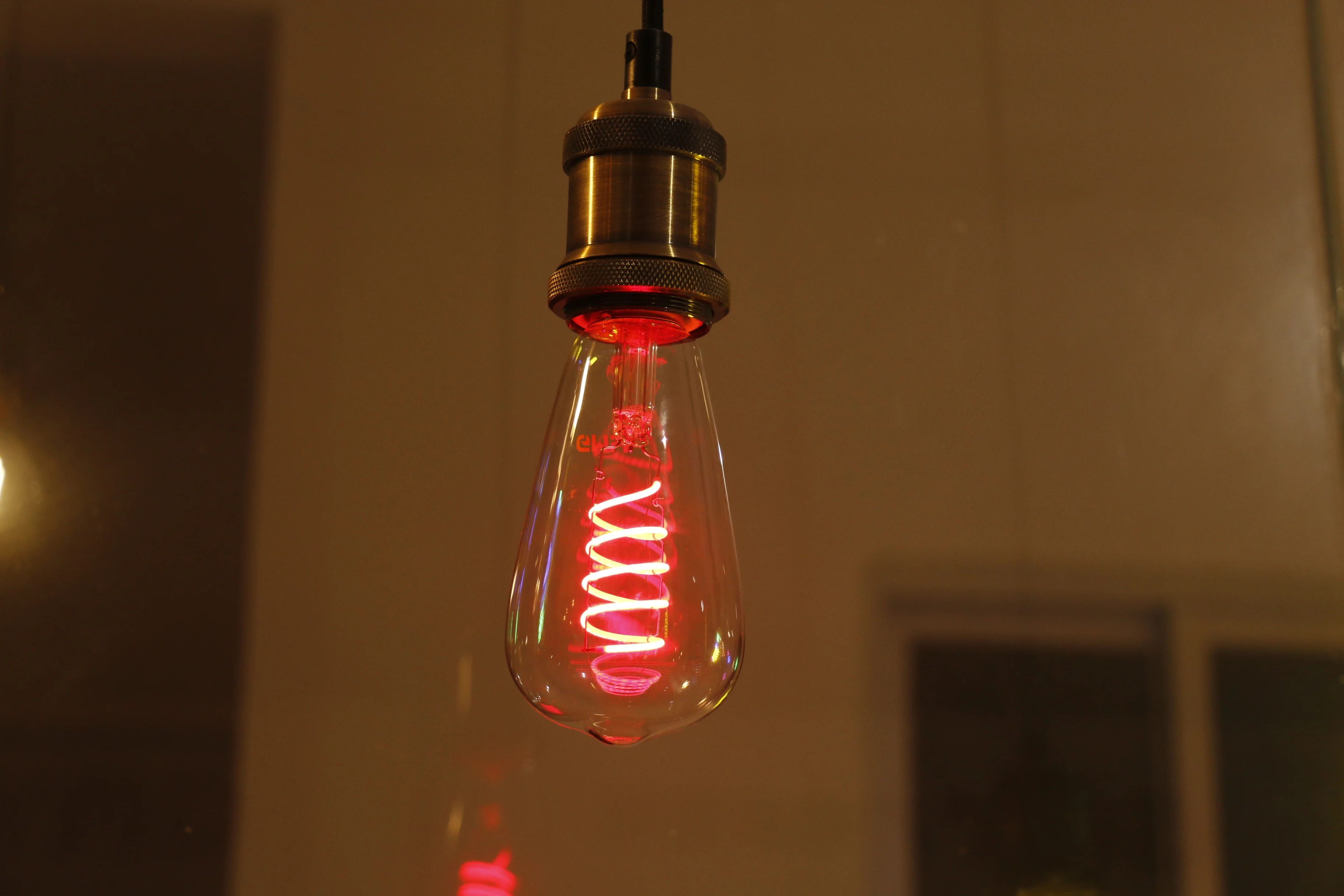 LED Colorful Filament bulbs ST64 220-240V 4W  for Christmas decoration 5W led filament