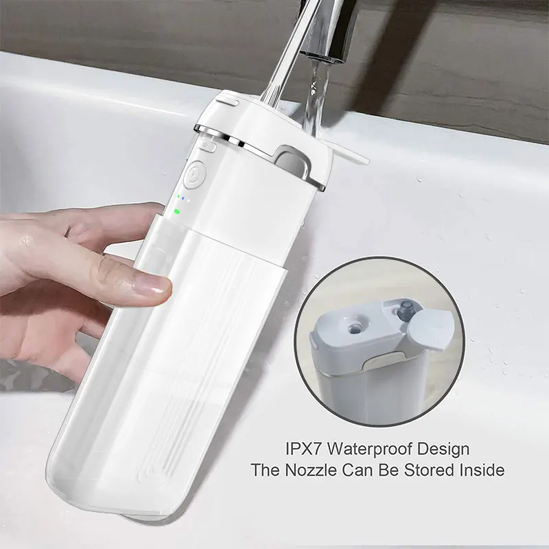 Professional Cordless Electric Tooth Flusher USB Rechargeable Dental Oral Irrigator for Oral Care