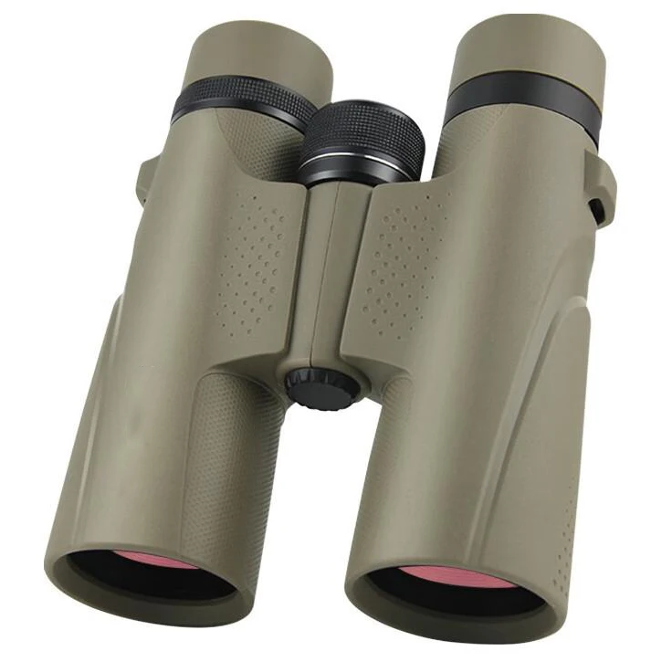 8X42/10X42 IPX7 Nitrogenous Waterproof Binoculars Long Range High Quality Metal Focusing Wheel Telescope for Bird Watching