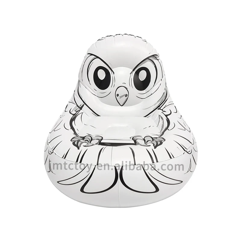 New arrival cartoon Eagle child lazy bag air sofa kids mini PVC sofa couch animal style one seat inflatable sofa for kid