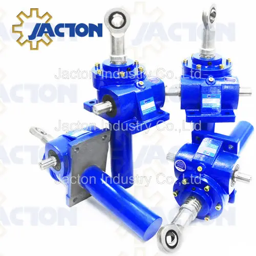 750KN Worm Screw Jack attaches heavy lifting gear motor for mechanical jack lift system