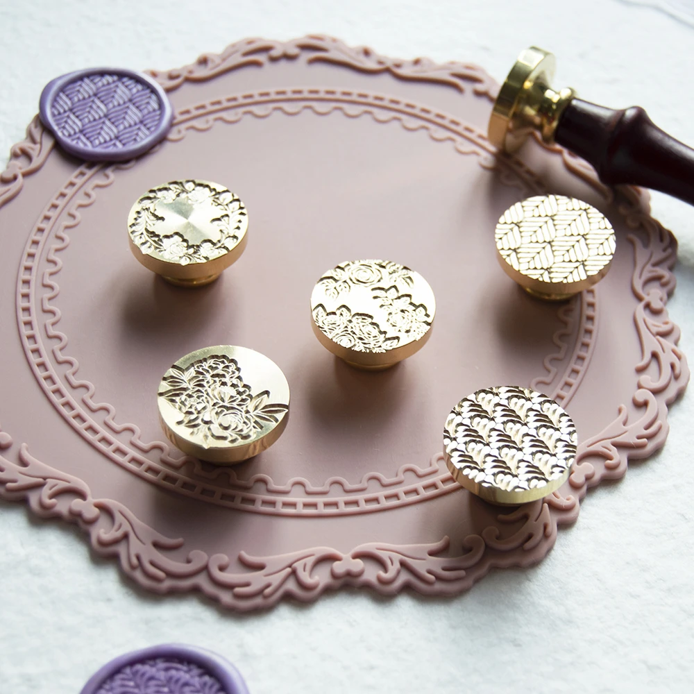 New Tree Key Stripe Wax Seal Stamp Retro Antique Sealing  Scrapbooking Head Wedding GZZ017
