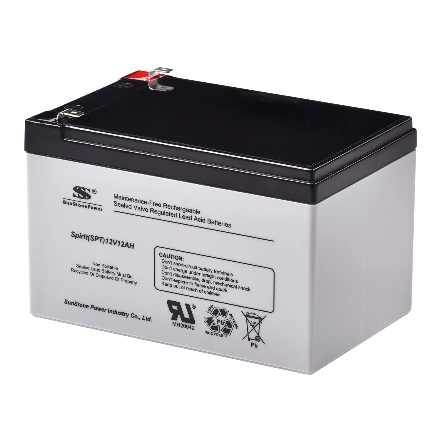 Sunstone SPT series12v Lead Acid Battery With Super Start Agm Battery
