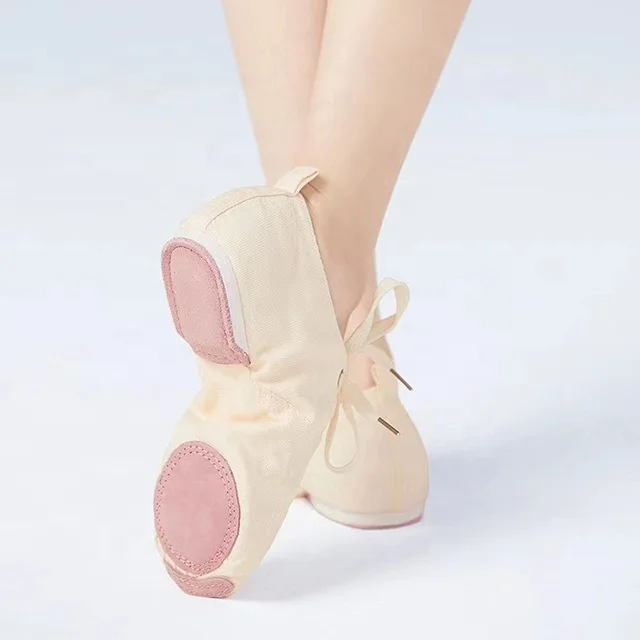 Wholesale Custom Good Quality Canvas Jazz Shoes Tango Shoes for Women and Girls