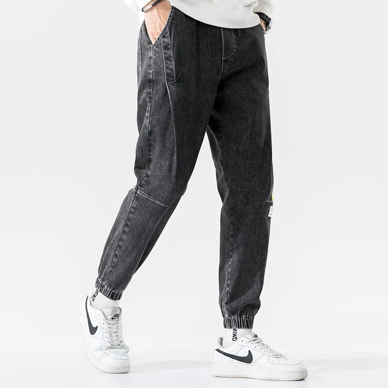 Lunan Clothing | han edition of new fund of 2020 autumn daily teenagers loose black cowboy pants wholesale spot