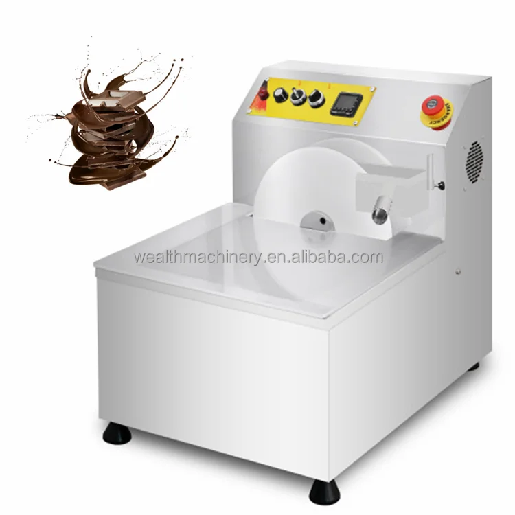 Commercial Use Small Full Automatic Wheel 8 kg Chocolate Tempering Making Machine Chocolate on sale