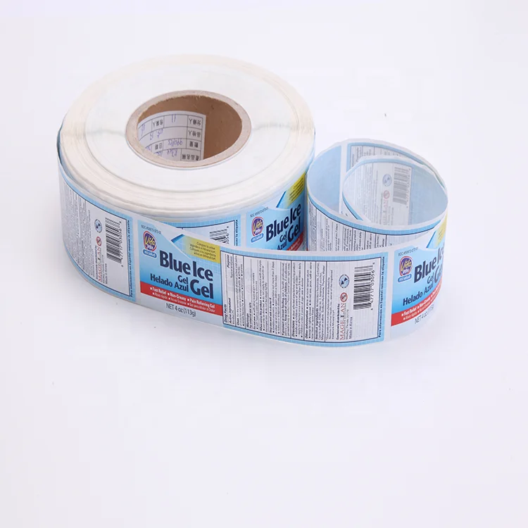 Best Selling  Custom waterproof PP  label printing Double sided sticker label Double Sided Printed for Gel bottle