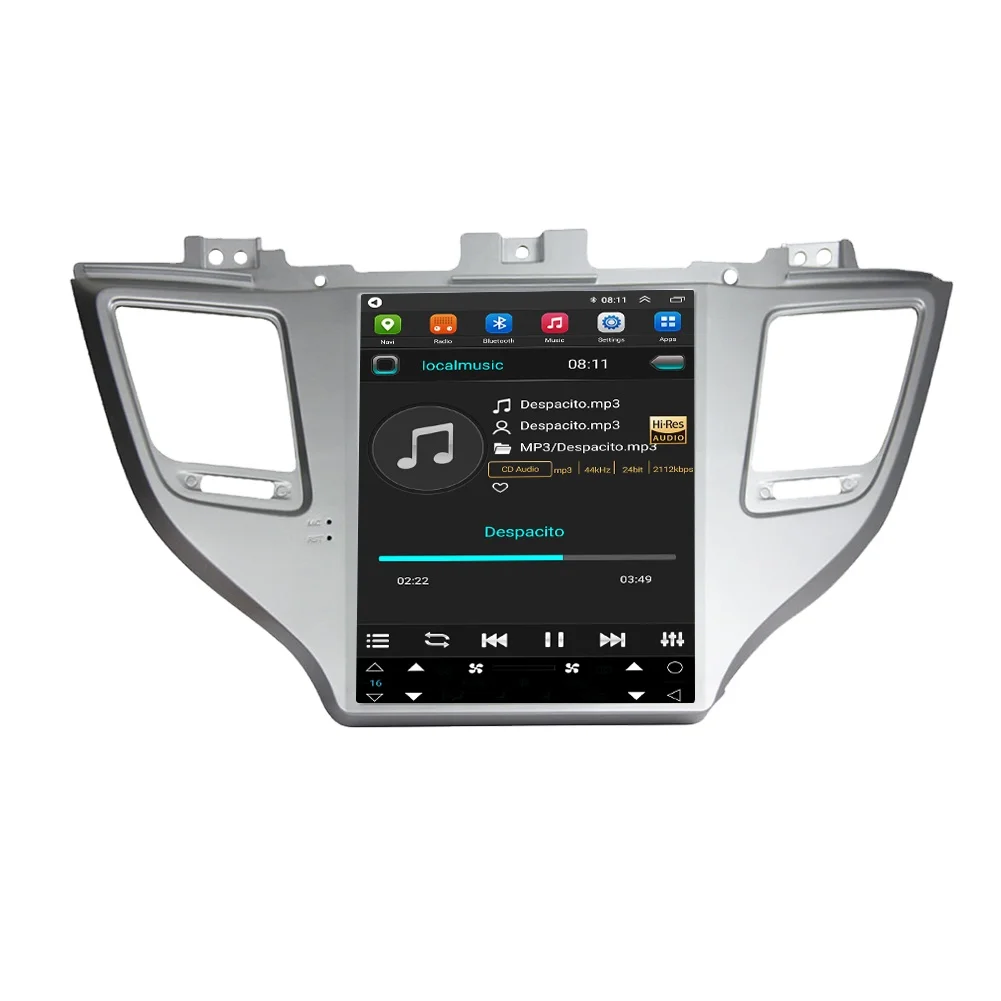 Автомобильный мультимедийный плеер на android для Hyundai TUCSON 2015 2016 2017 2018 2019 4 + 64 ГБ автомобильный GPS навигатор