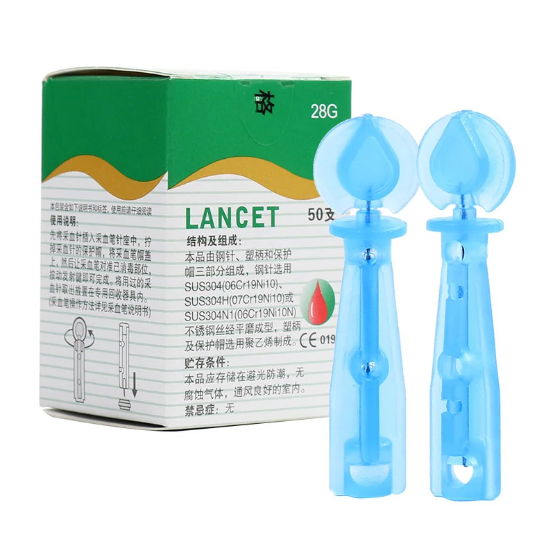 
Disposable Glucometer Lancet Needle Disposable plastic sterile blood lancet 