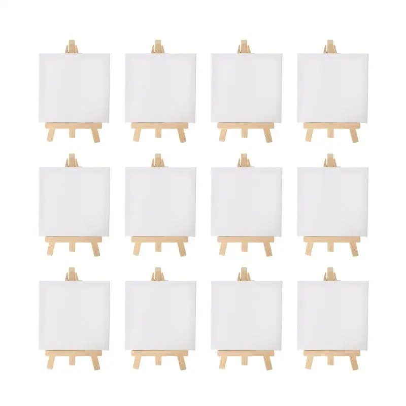 Easel with canvas frame drawing board for kids drawing easel board set