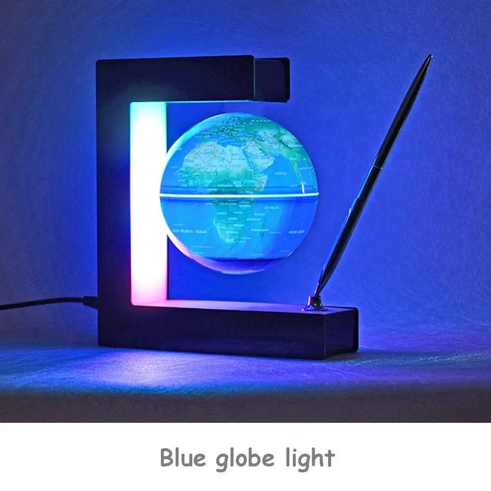 Magnetic Levitation globe for educational toys Geography Smart mini World Globe and pen holder office desk decoration