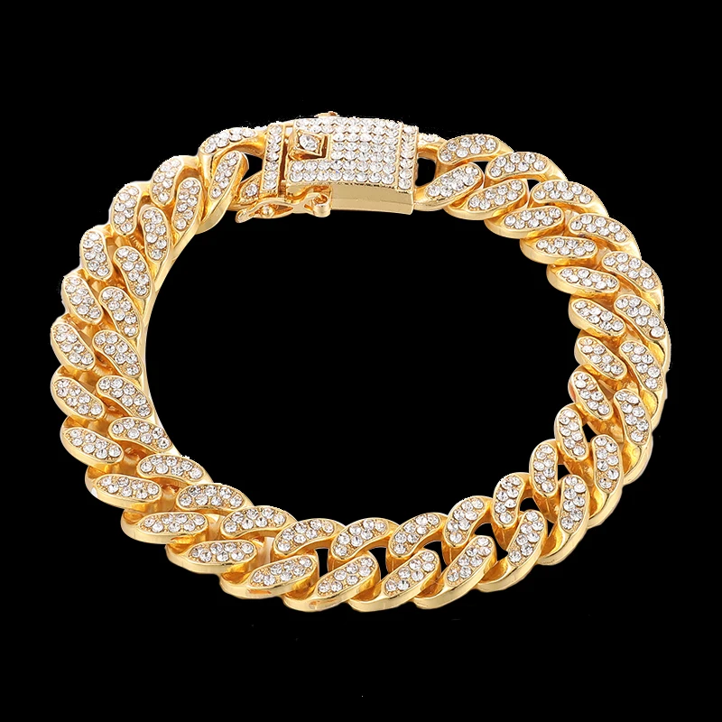 New Arrival 13mm Miami Cuban Link Bracelets For Men Fashion