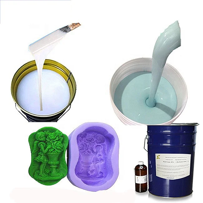 2 part liquid silicone rubber silicon rubber concrete mold for Plaster Ornaments Stone Crafts Molds