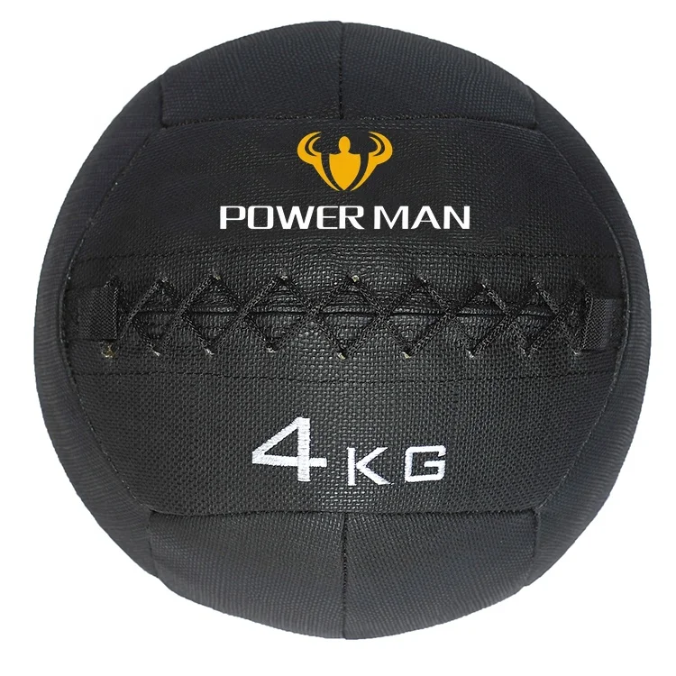 Gym Fitness Weightlifting High Density Anti Slip PVC Soft Wall Medicine Ball for Strength Training