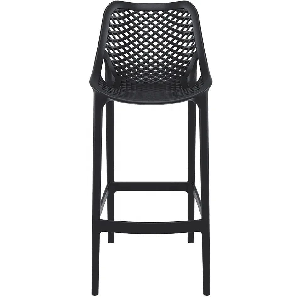 China supplier Modern Mesh restaurant Chair Wholesale  Dining Room barstools Home Furniture Design Plastic Classic Style Chair