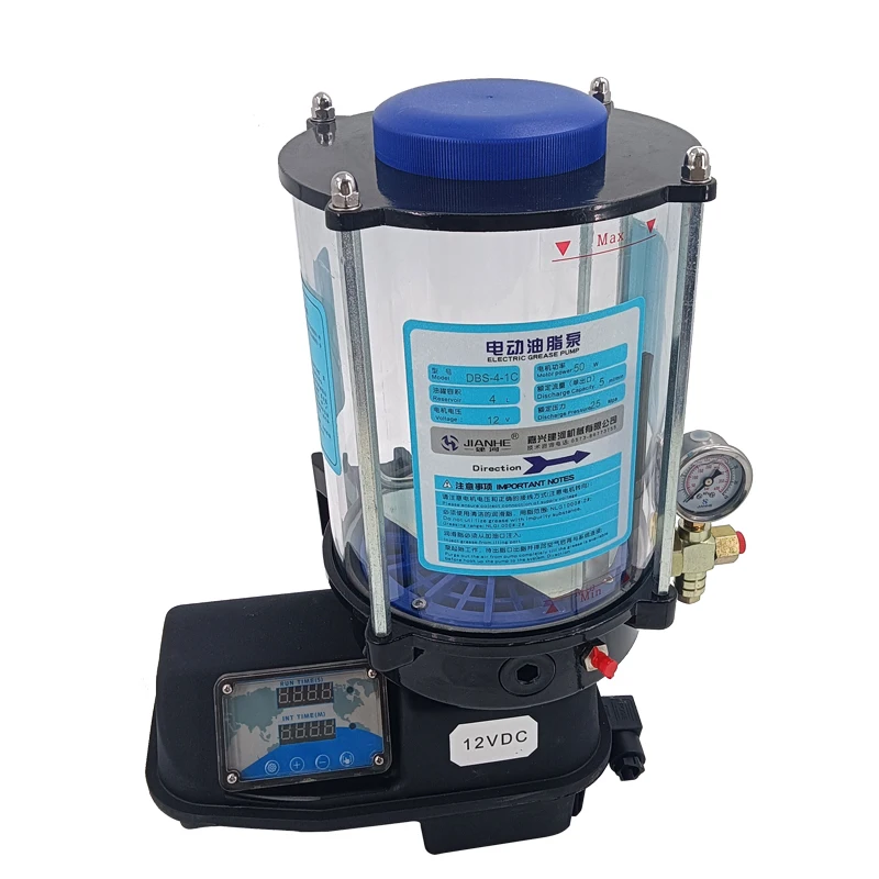 Jianhe single-line multi-line automatic lubrication system power pump number DBS-4-1C-12 of Hydraulic machinery