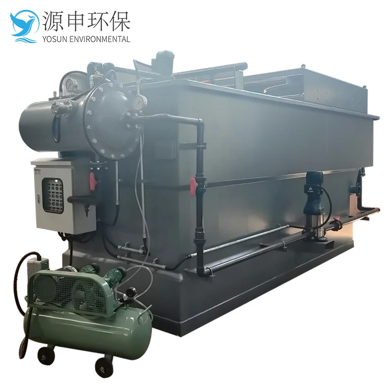 Stainless steel DAF system dissolved air flotation machine remove BOD COD