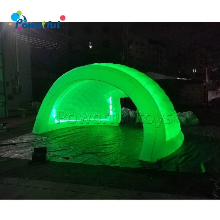 Выставочное шоу надувная купольная палатка для вечеринок наружная Вечеринка геодезическая иглу светодиодная