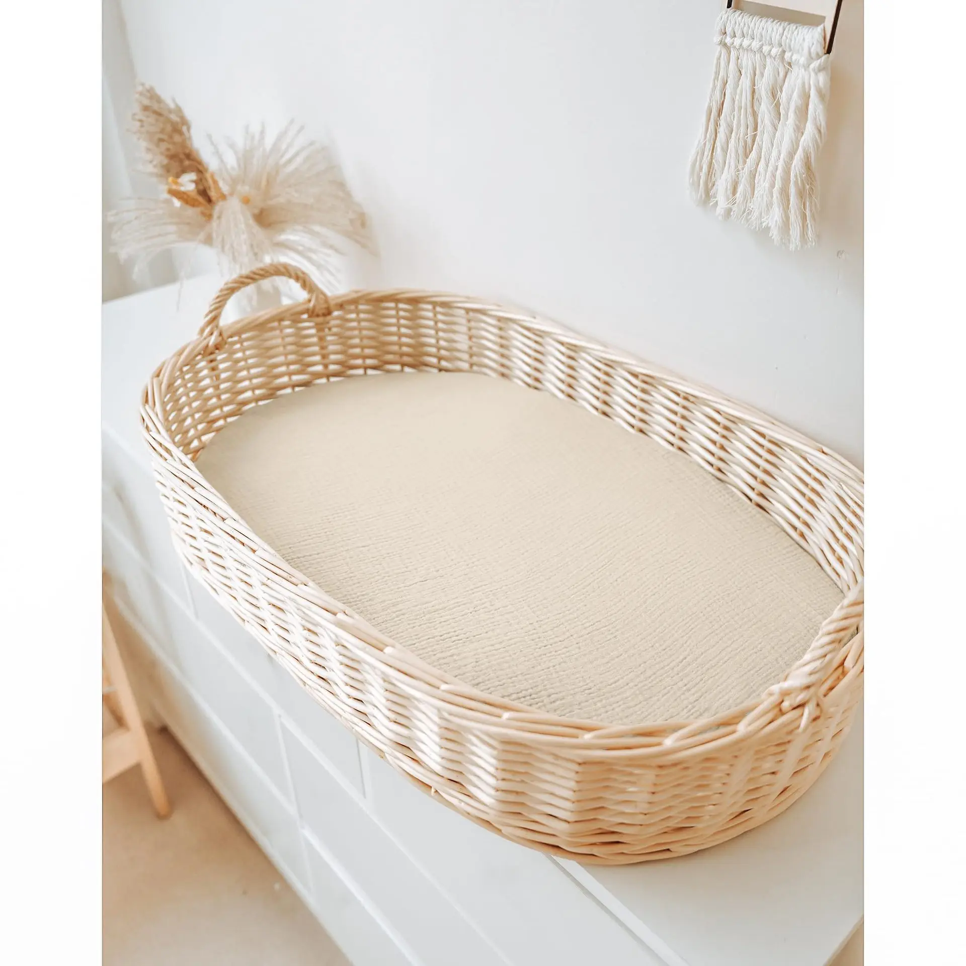 Organic Cotton Knitted Muslin Crib Sheet Bed Set Eco-Friendly Eco-Friendly Linens Silk Marine Wearable Spring Baby Cribs Gift