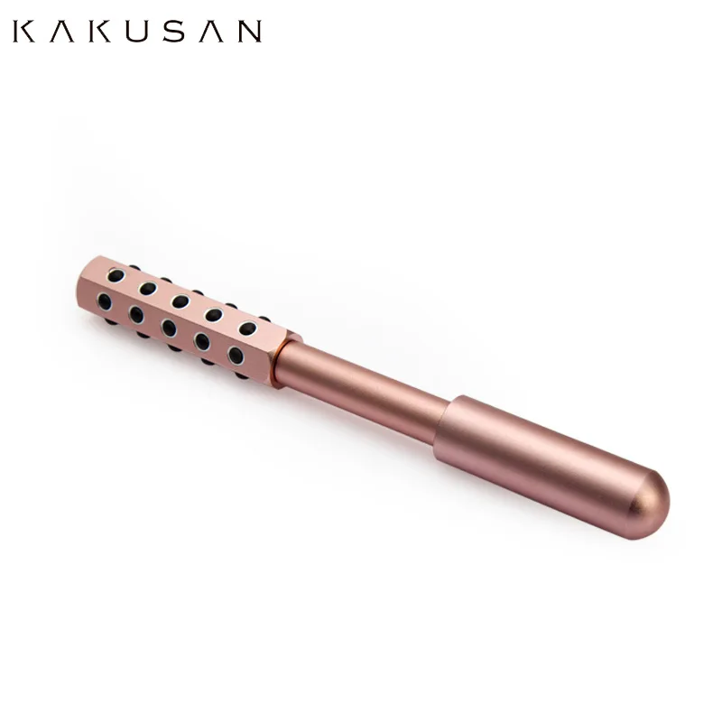 Hot sale in japan & korea aluminium alloy facial body germanium massage roller