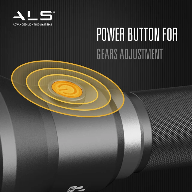 ALS 12000 lumens rechargeable LED powerful torch light super bright flashlight