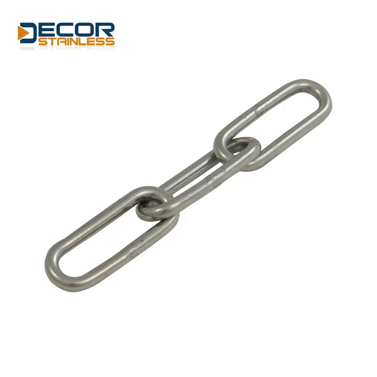 Various specifications Hight strength and polished stainless steel Link Chain