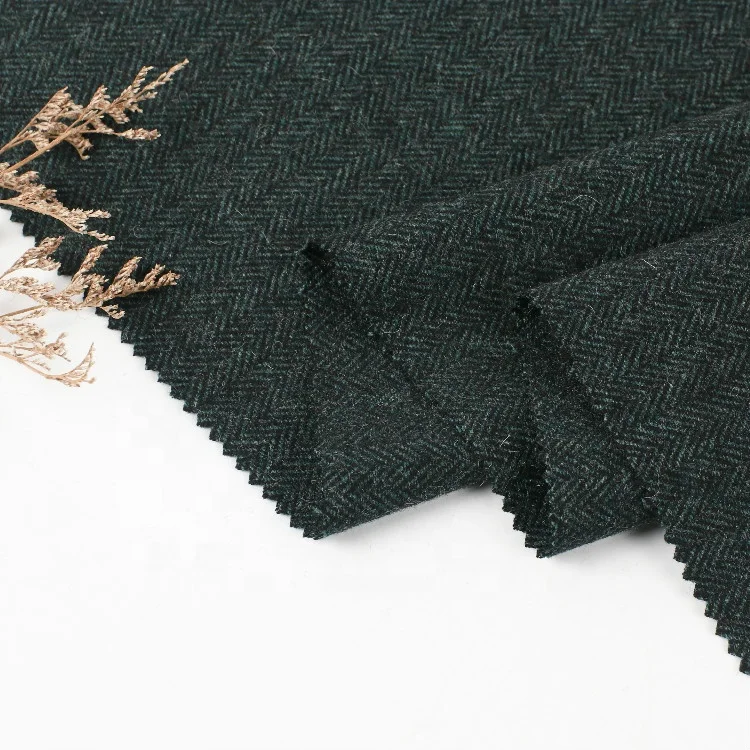
Europe and the United States new mixed color herringbone coat Vintage 50% wool fabric manufacturers direct dress hat 