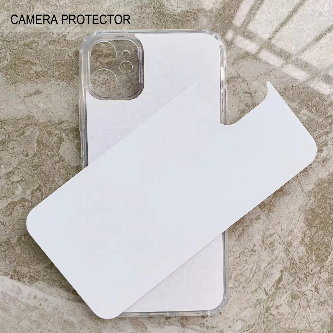 Anti-shock TPU  Transparent Covers Sublimation Blank Phone Case For iphone 15pro max 13 12 11 14 XS MAX 6 2D TPU+PC M