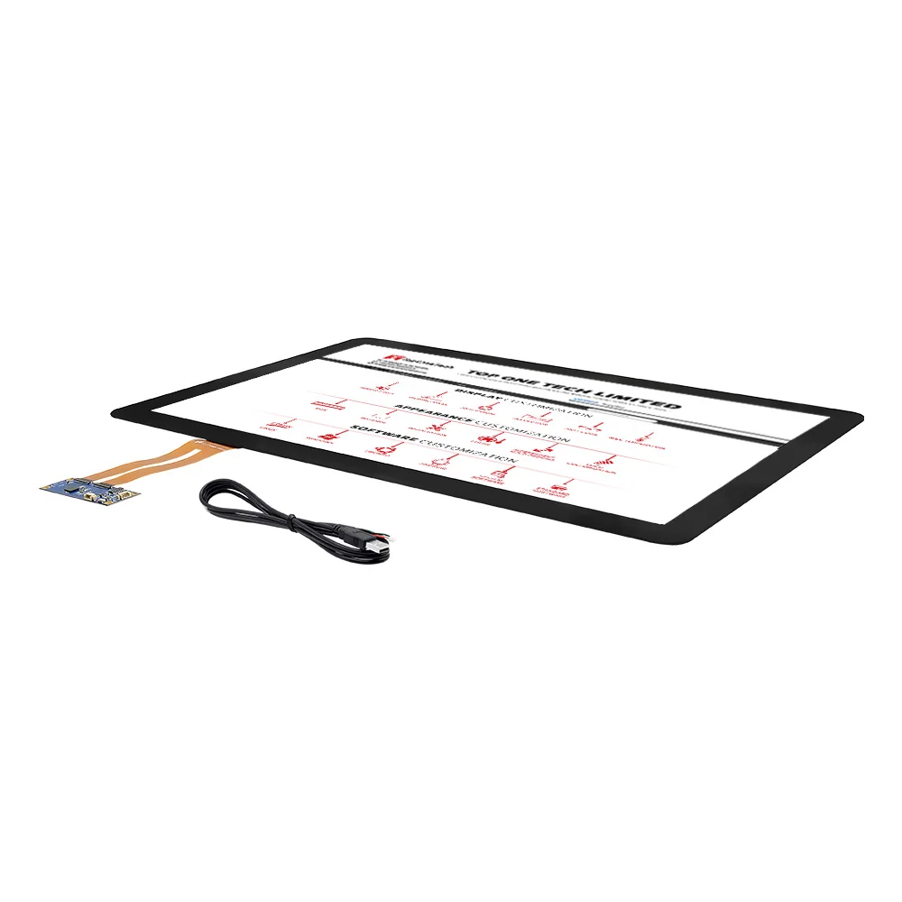 
TopOneTech Custom Touch Screen Capacitive Open frame embedded application monitor display panel tactil moniteur ecran tactile 