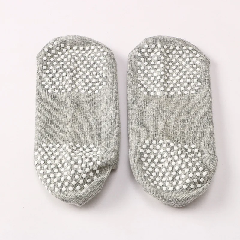disposable custom logo beige no show mesh upper grip barre pilates slipper socks antislip silicone