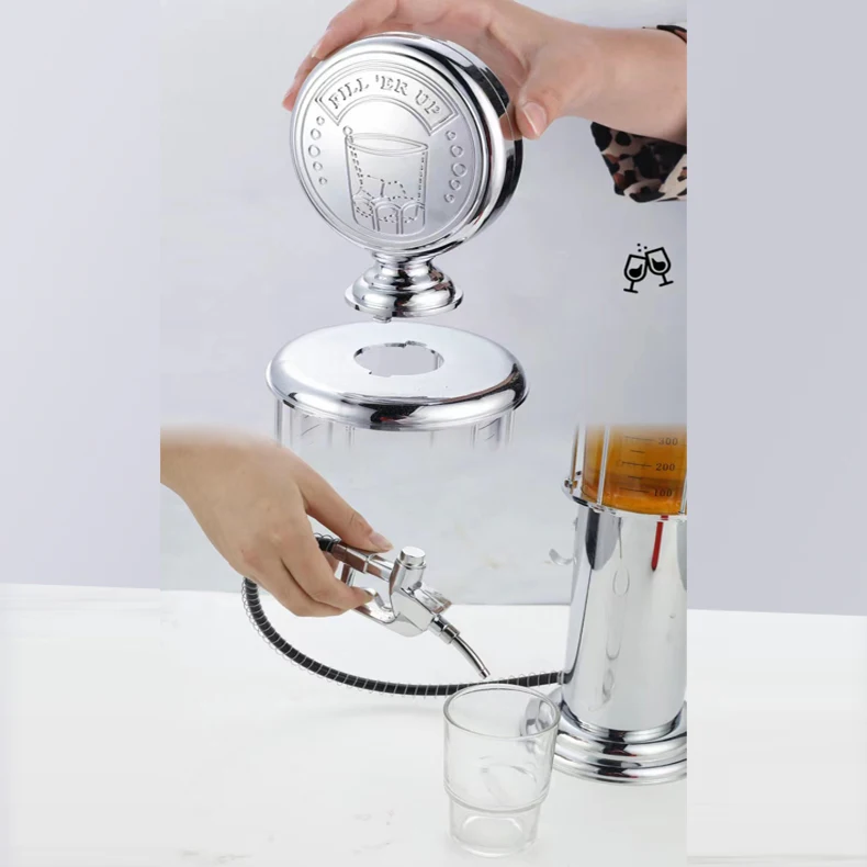 Single-Head Personality Auto Parts Gas Station Dispenser Beer Wine Cannon Bar Beverage Machine Wine Cannon Wine Barrel Storage