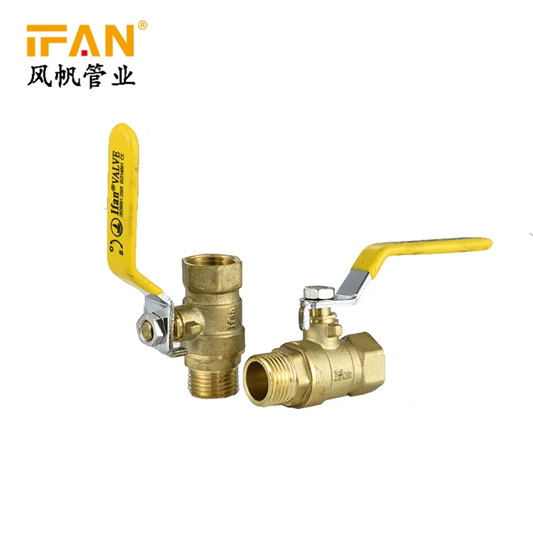 2inch  Stock gas brass ball valve 1/2inch valve brass fititing gas solenoid brass ball gas valve