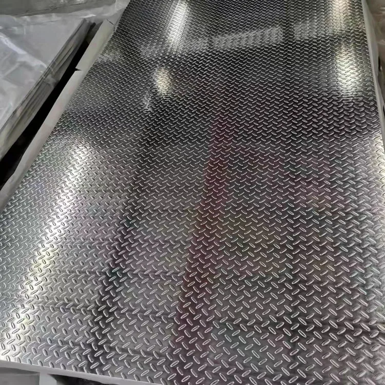3xxx Aluminum Checker Plate Aluminum Diamond Plate Sheets Patterned Aluminum Plate