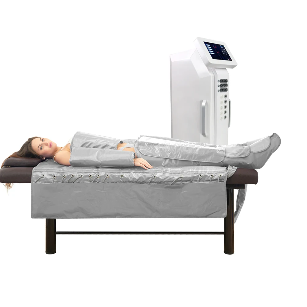 3 в 1 presoterapia излучение в дальнем инфракрасном диапазоне лимфодренаж ems мышечный Стимулятор прессотерапия машина