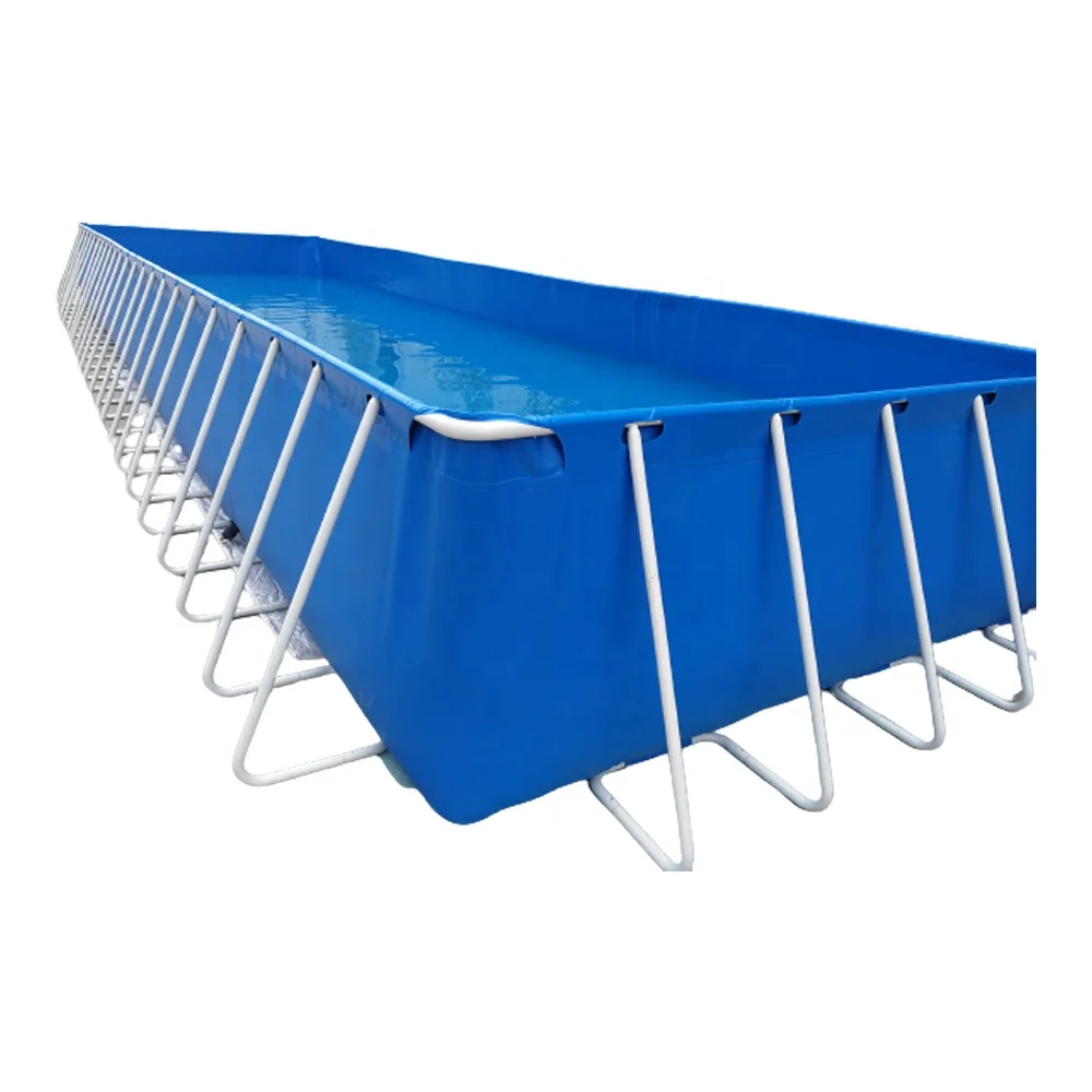 High Density Fish tank Farm Breeding Large Capacity Galvanized Pipe Fish tank Tarpaulin Fish Pond Farm