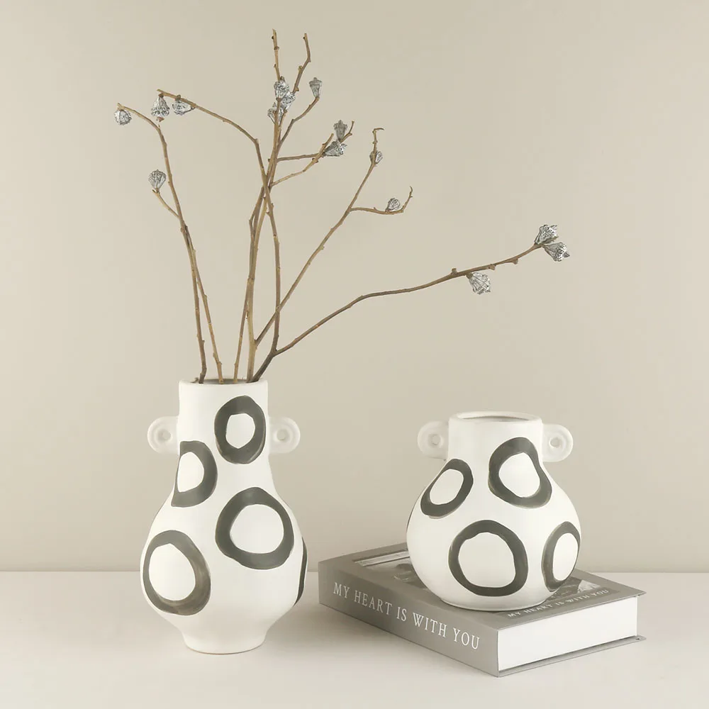 Hand Made Antique Wholesale Ceramic Vase Classical Painting Decor Custom Design