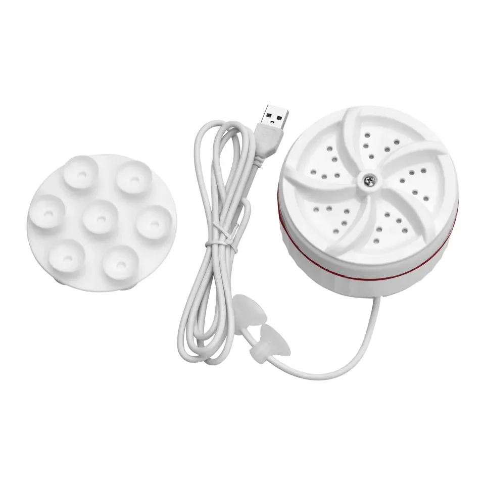 Air Bubble And Rotating Mini Washing Machine Ultrasonic Turbo Washing Machine Laundry Portable Travel Washer For Baby Clothes