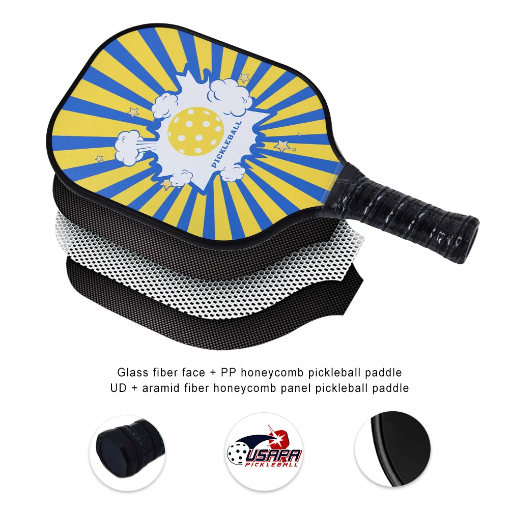 
Fashion Sports Pickleball paddle Cheap Price Graphite indoor pickleball Pickleball Paddle 