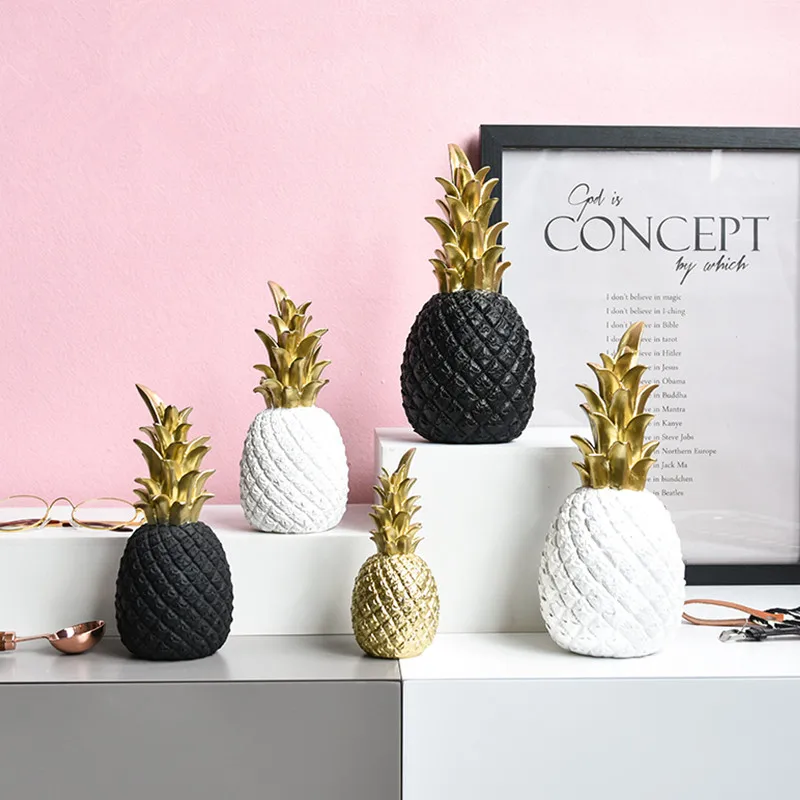 
Nordic Modern Pineapple Bookcase Home Bedroom House Birthday Party Table Decoration 