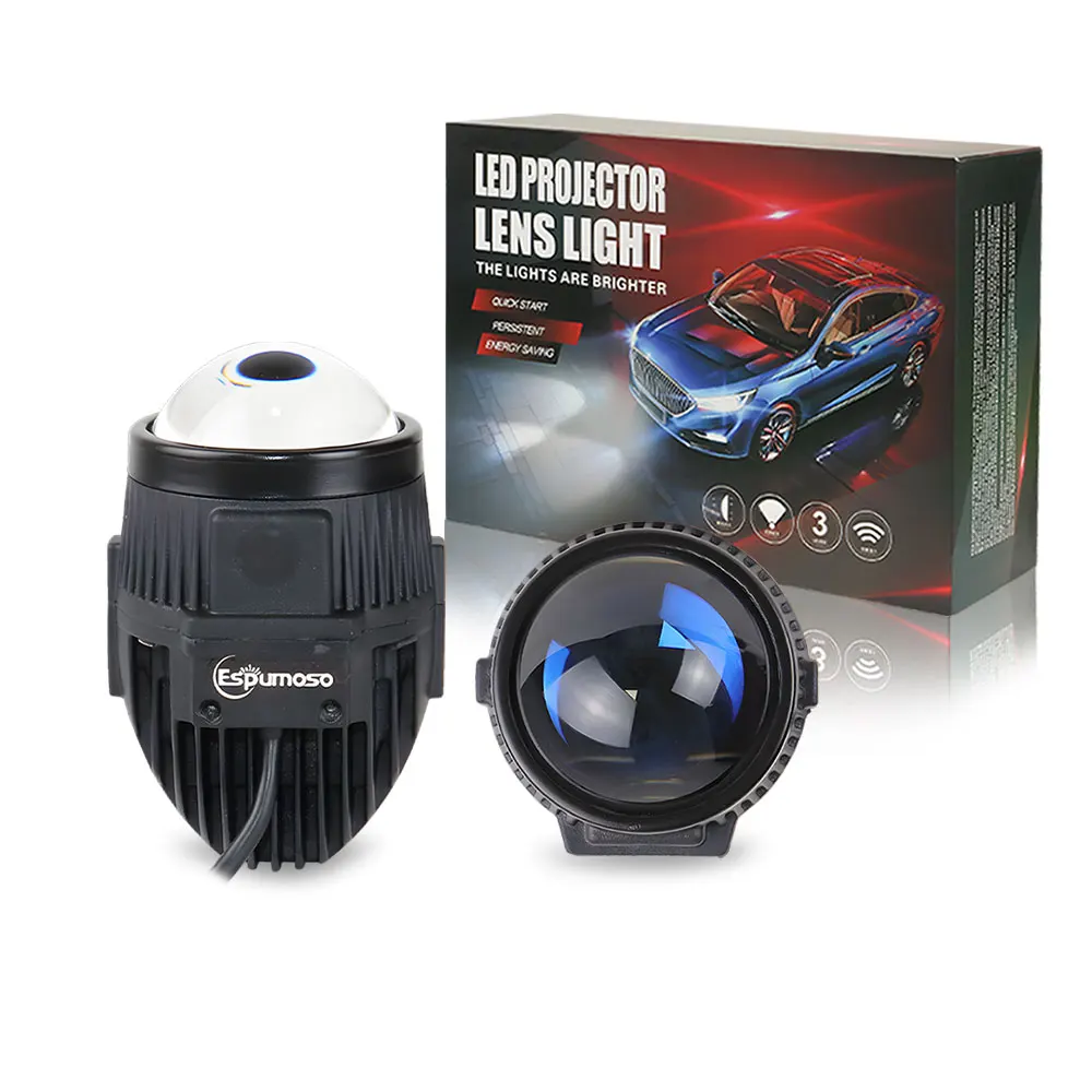JHS Hot Selling k200 2inch 3000k Waterproof Bi LED Projector Lens headlight 6000K projector lens led headlight 3.0
