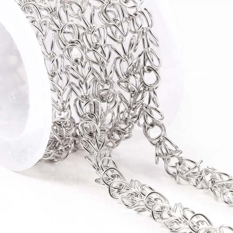 Factory Supplier Stainless Steel Chains Jewelry Making Necklace Fashion Personalized Thick Chain for Women Men