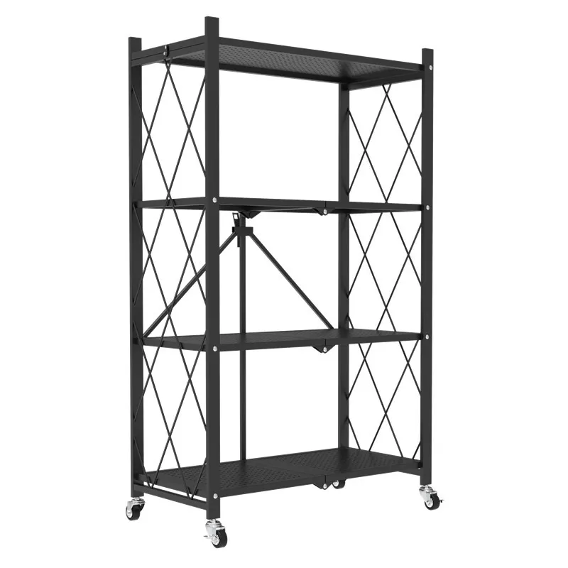 Adjustable Folding Home Rack Shelf Folding Rack Storage Organizer Foldable Rack